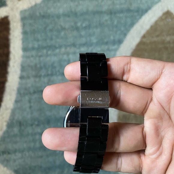 Fossil Watch Black Unisex - Picture 6 of 8